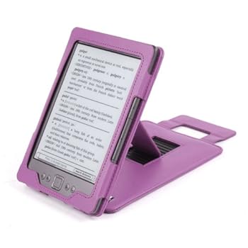 DURAGADGET Housse Etui Violet Clair / Mauve en Cuir Véritable avec port de maintien pour le Kindle 4 : liseuse sans fil, Wi-Fi intégré, écran 6 pouces (15cm), affichage encre électronique E-Ink (génération 2011) DURAGADGET Housse Etui Violet Clair / Mauve en Cuir Véritable avec port de maintien pour le Kindle 4 : liseuse sans fil, Wi-Fi intégré, écran 6 pouces (15cm), affichage encre électronique E-Ink (génération 2011)