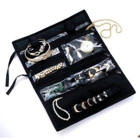 Whitney Design Jewelry Roll- Black