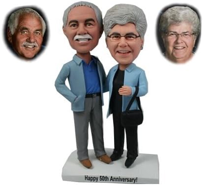 40th Wedding Anniversary Gift, Gift For Parents Ruby 40th Anniversary GIFT Custom Bobblehead dolls