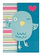 The Gift Wrap Company Bird By Bird Fold-over Gift Card Holder, 12 Pieces (1 Pack)