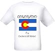 COLORADO - THE CENTENNIAL STATE - FLAG - State-series - White T-shirt
