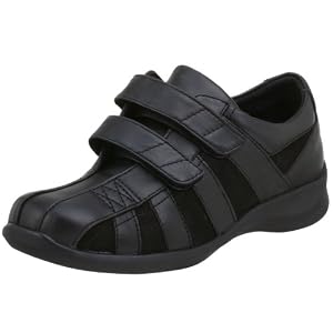 Aetrex Women's E830 Striped 2 Strap Flat