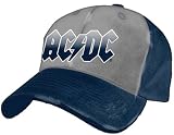 AC/DC blau / Used-Look Baseballkappe - AC/DC