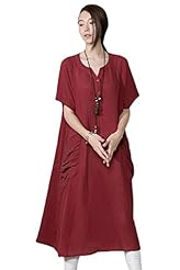 Summer Cotton/Linen Slit  Dress