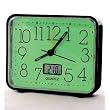 Glow in the Dark Travel Alarm Clock with Digital Temperature Gauge. ~ Betterware