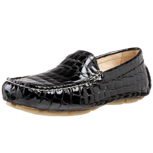 Amiana Little Kid/Big Kid 15-001 Moccasin,Black printed croc,26 EU 9.5 M US Toddler