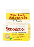 Senokot-S Natural Vegetable Laxative Plus Stool Softener Tablets, 60's