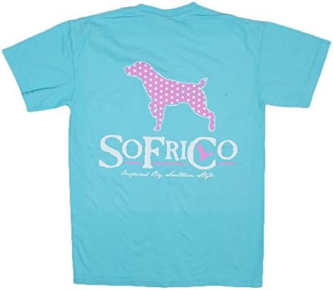 Southern Fried Cotton S/S Polka Pointer Lagoon Blue XL Mens Shirt