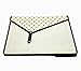 Storage Box, Foldable Non-woven Fabric Flip Top Lidded, White, Middle