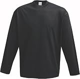 Stedman by Hanes Longsleeve Langarm T-Shirt in fünf Farben und den Grössen S, M, L, XL und XXL PREISWERTES SCHNÄPPCHEN schwarz,M