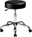 Boss Norstar B240bk Black Vinyl Medical Dental Backless Stool with Chrome Base