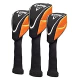 Callaway Golf Long Neck Headcover - 3 Pack (Orange)