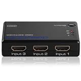 deleyCON HDMI Switch Verteiler 3 Port Automatisch - 3D Ready bis 1080p - inkl. Fernbedienungvon "deleyCON"