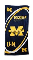 Michigan Wolverines Fiber Reactive Pool/Beach/Bath Towel (Team Color)