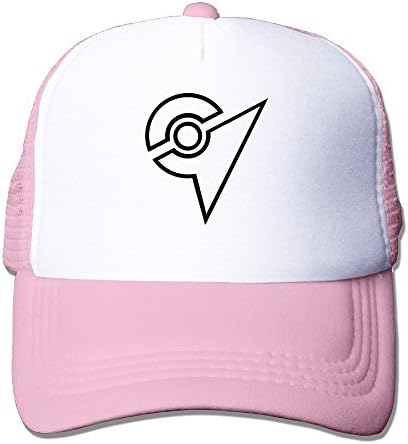 Loreis Pokemon Unova League Symbol Logo Snapback Hat Caps Pink