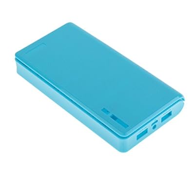 Blue-20000mah Power Bank Case Kit 6x18650 Battery Charger PCBA DIY