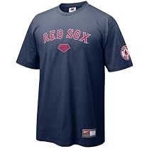 Nike Boston Red Sox Navy Blue Practice T-shirt