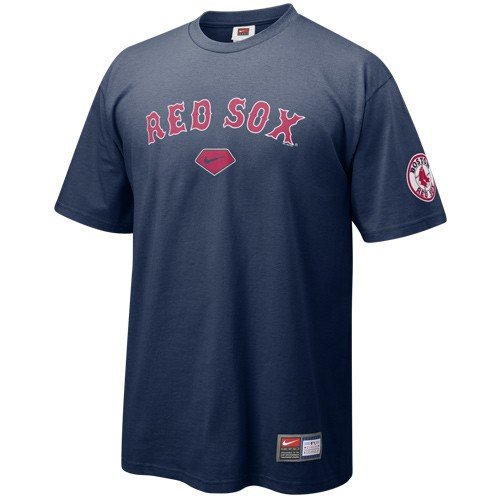 Nike Boston Red Sox Navy Blue 2008 Practice T-shirt