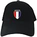 Caps Black " Shield By Country Augusta " Georgia Usa City