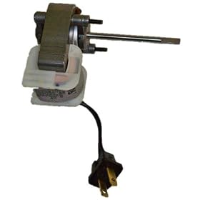 Broan 162, 164 Bulb Heater Replacement Vent Fan Motor # 97010254, .9 amps, 3200 RPM, 120 volts
