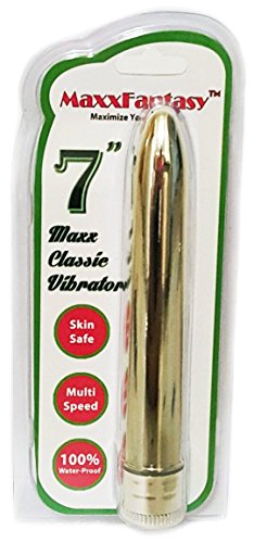 7" multi-speed vibrator silver color classic water…