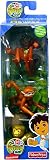 Go Diego Go! Safari Monkey Figure 3-Pack (Capuchin, Squirrel Monkey & Pygmy Marmoset)