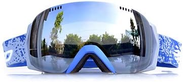 naluo BASTO TPU Blue Frame Silver Sensor Skiing Snow Goggles