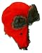 JFH Group Bright Neon Nylon Russian Style Winter Hat (One Size) - Orange
