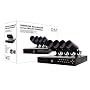 500GB DVR CCTV 4 Colour Camera Weatherproof Security System Complete Kit