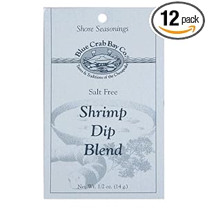 Blue Crab Bay Co. Shrimp Dip Blend, 0.5-Ounces (Pack of 12) by 
