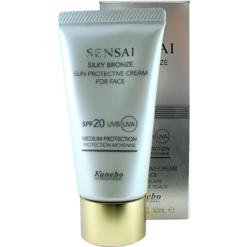 Kanebo SENSAI SILKY BRONZE - SPF 20 Sun Protective Cream For Face 50 ml / Cremig-zarte For Preisvergleich
