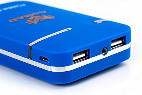 Power Bank Portable Charger - GoMAD® Power Bank 7800mah - USB Portable Charger for All Major Brand Devices - Lightweight With Dual 5V 1A Output Ports - LED Flashlight - GoMAD® Power AnyTime or AnyPlace! (Blue)