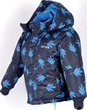 KETCH-Jacke Fleecefutter Kinder-Winterjacke blau HIGHTECH Funktionen