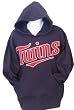 Men`s Minnesota Twins Solid Hooded Fleece