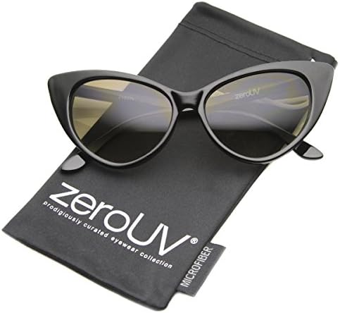 zeroUV - Super Cateyes Vintage Inspired Fashion Mod Chic High Pointed Cat-Eye Sunglasses