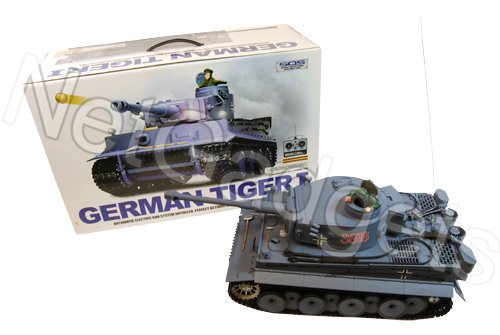 Heng Long - German Tiger 1:16 [son & Fumee] - Mini RC Toys - Tank Char R-C