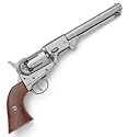 Civil War Confederate Army Revolver with Antique Grey Finish - Replica of Classic Six Shot Cap and Ball Percussion Pistol Used by CSA Forces - Nice Replica Prop Gun