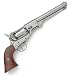 Civil War Confederate Army Revolver with Antique Grey Finish - Replica of Classic Six Shot Cap and Ball Percussion Pistol Used by CSA Forces - Nice Replica Prop Gun
