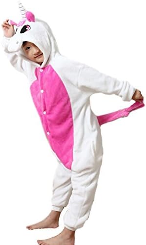 Azbro Kid's Cartoon Animal Print Conjoined Pajamas Pyjama Animal Suits Cosplay Costumes Cute Onesies Pajamas