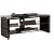 Ateca MON125/BK - Glass Stand For LCD & Plasma TV Up to 50'' - With Integrated Cable Management