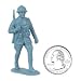 WWII - Free French Soldiers Plastic Army Men: 12 piece set of 54mm Figures - 1:32 Scale_s-3