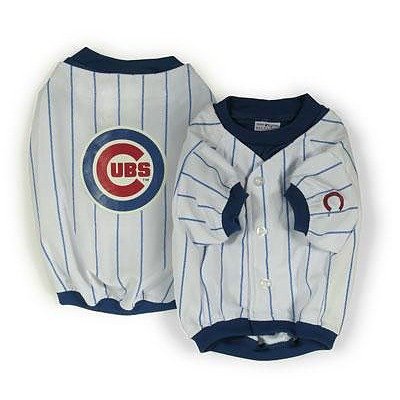 MLB Baseball Dog Jersey Shirt - SP1 Team: Chicago Cubs, Size-See Size Chart Below: Medium (16 - 18