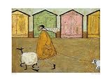 Along the Prom by Sam Toft. Size 12.66 inches width by 9.19 inches height. High Quality Art Poster Print
