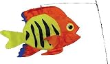 Swimming Flame Fish Outdoor Lawn Decoration