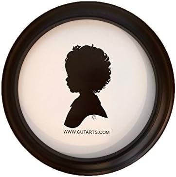 Round Black 8" Picture Frame