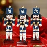 New York Yankees 3pk Nutcracker Ornament Set