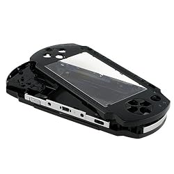 Full Repair Parts Replacement Shell Kit for Sony PSP 1000, Black