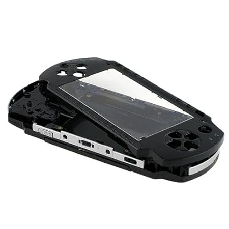 eForCity Full Repair Parts Replacement Shell Kit for Sony PSP 1000, Black