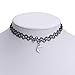 IWenSheng Women Vintage Black Gothic Henna Tattoo Choker Necklace Moon Pendant