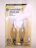 GE LIGHTING 48396 2PK CHANDELIER 25W CLEAR Case of 6
